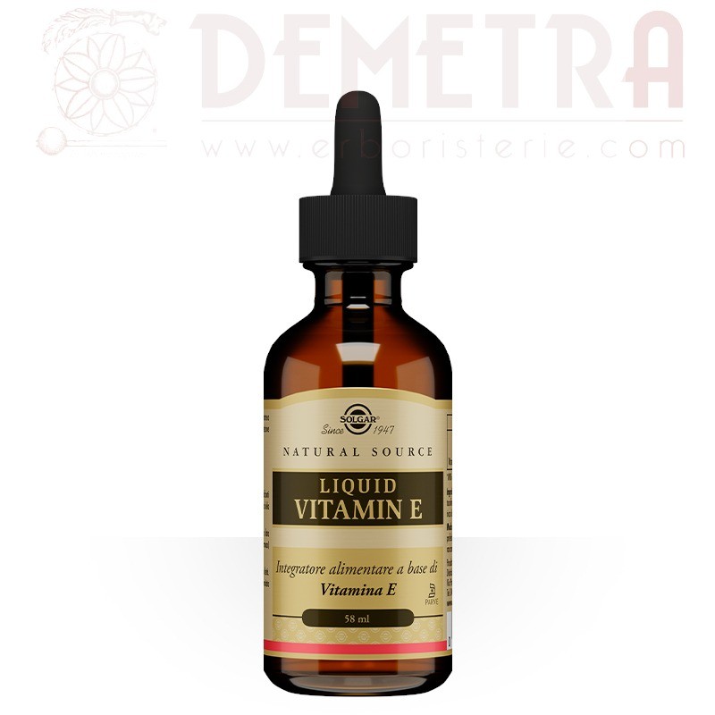 Vitamina E liquida per uso alimentare o cosmetico 58ml Solgar