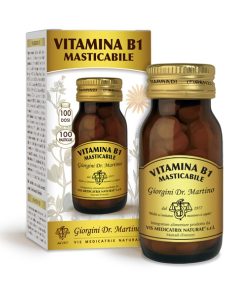 Vitamina B1 masticabile 100 pastiglie – Dr.Giorgini