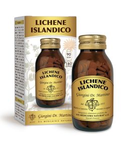 Lichene Islandico 180 Pastiglie favorisce le naturali difese dell’organismo Dr.Giorgini