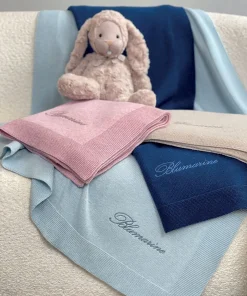 Blumarine Baby Copertina In Misto Cachemire Asia