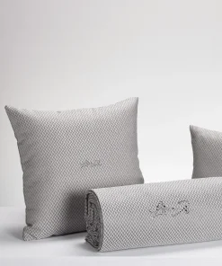 Liu Jo Copriletto liscio matrimoniale in jacquard con Swarovski Scoubidou