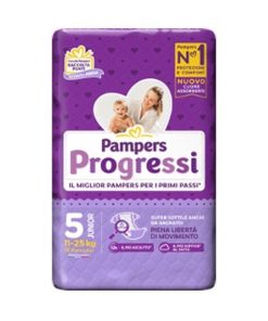 Pampers Pannolini Progressi Junior x18 11/25 kg N.5