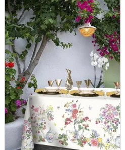 TESSITURA RANDI TOVAGLIA IN COTONE STAMPATO TEA TIME